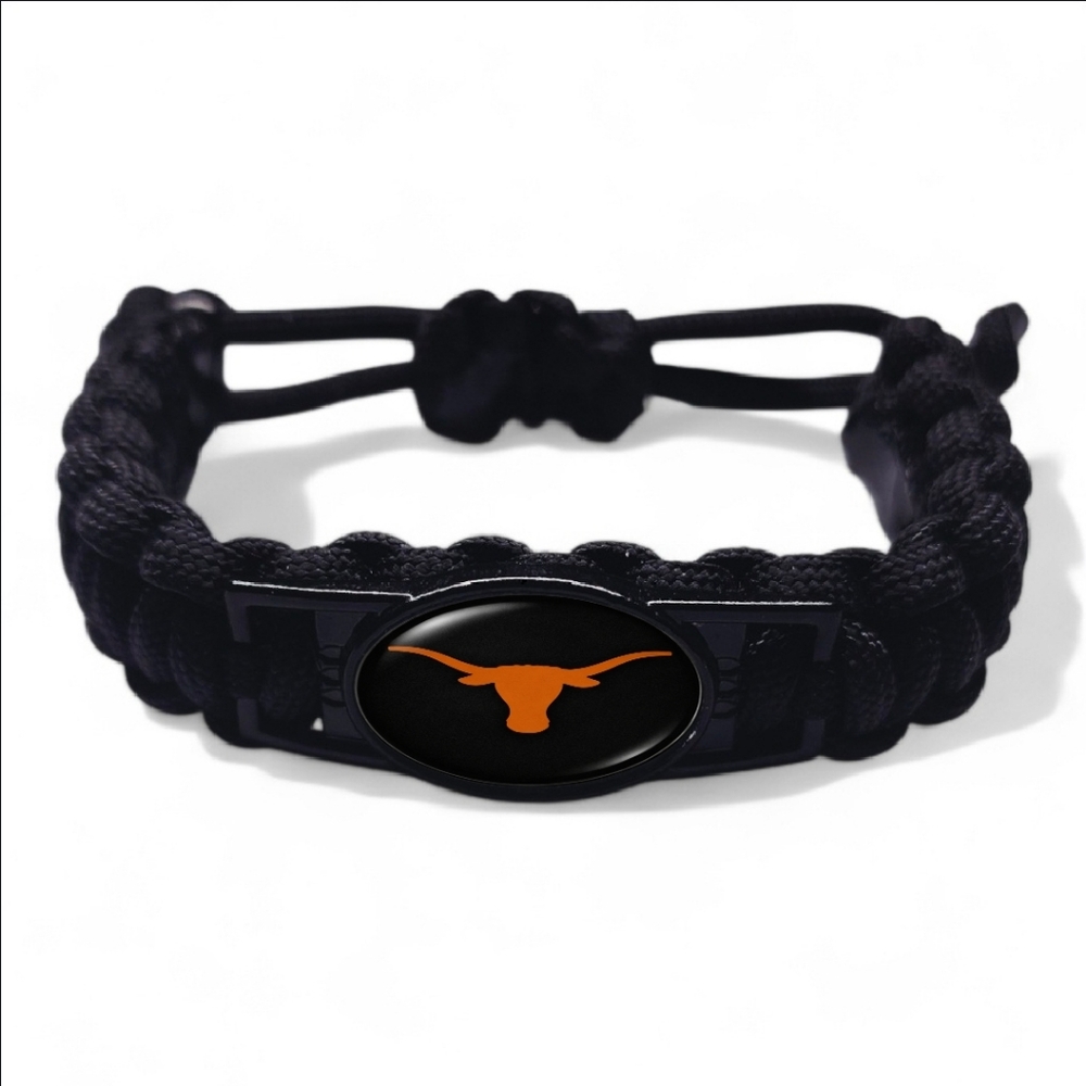 Texas Longhorns Adjustable Charm Bracelet Fan Apparel NCAA